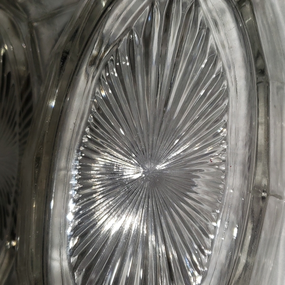 Set of 2 Vintage Heisey Colonial Clear Celery Dish - Picture 4 of 5